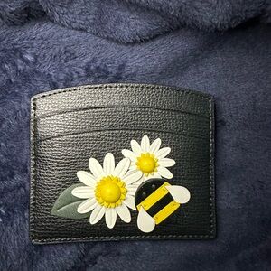 Kate Spade BumbleBee Black Leather Card Holder
